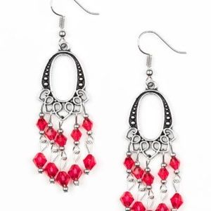 Not The Only Fish In The Sea - Red Earrings